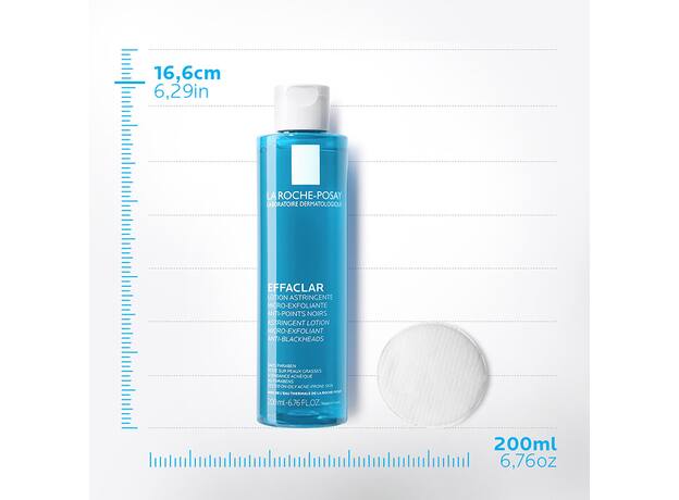 La Roche-Posay Effaclar Astringent Micro-Exfoliating Lotion με Μικροαπολεπιστική Δράση 200ml
