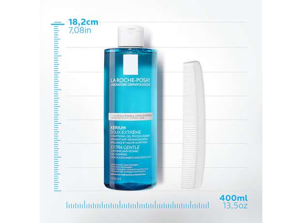 La Roche-Posay Kerium Doux Extra Gentle Gel Shampoo For Normal Hair 400ml