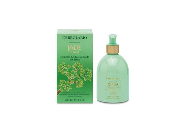 L'Erbolario Cleansing Gel Face & Hands Tree of Jade Effect Silk 280ml