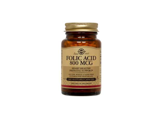 Solgar Folacin (Folic Acid) 800mcg Βιταμίνες 100 Tabs