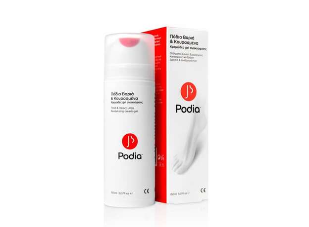 Podia Πόδια Βαριά & Κουρασμένα Κρεμώδες Gel 150ml