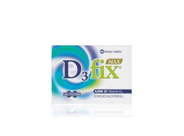 Uni-Pharma D3 Fix Max 4000iu 60 Ταμπλέτες