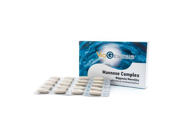 Viogenesis Mannose Complex 555mg 60 Κάψουλες