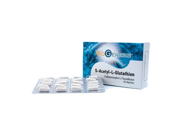 Viogenesis S-Acetyl L-Glutathion 60 Κάψουλες