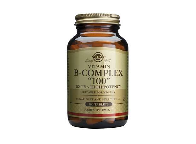 Solgar Vitamin B-Complex 100 Formula 100 Φυτικές Κάψουλες