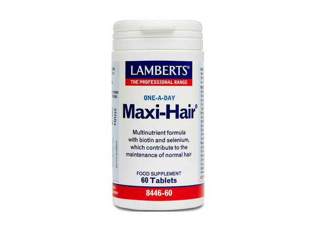 Lamberts Maxi Hair Φόρμουλα κατά της Τριχόπτωσης & Ενδυνάμωσης των Μαλλιών 60 Tablets