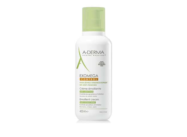 A-Derma Exomega Control Crème Emolliente Κρέμα για Ατοπικό Δέρμα, Σώμα/Πρόσωπο 400ml