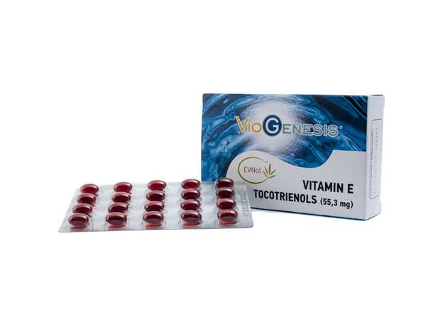 VioGenesis Vitamin E Tocotrienols Συμπλήρωμα Διατροφής Τοκοτριενόλης 28.2mg 60 Κάψουλες