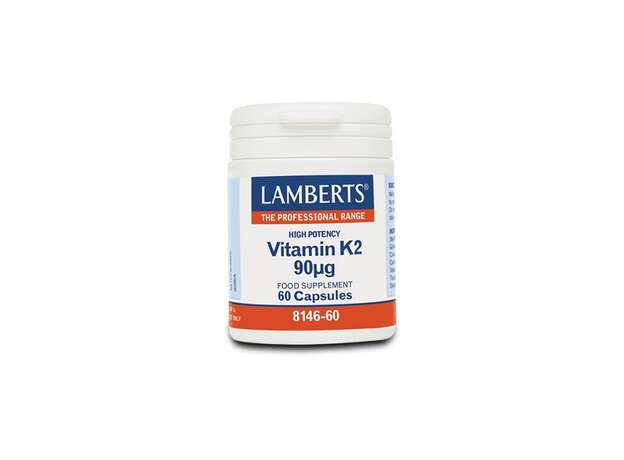 Lamberts Vitamin K2 90μg Συμπλήρωμα Βιταμίνης K2, 60caps