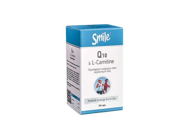 Smile Coenzyme Q10 & L-Carnitine 30caps