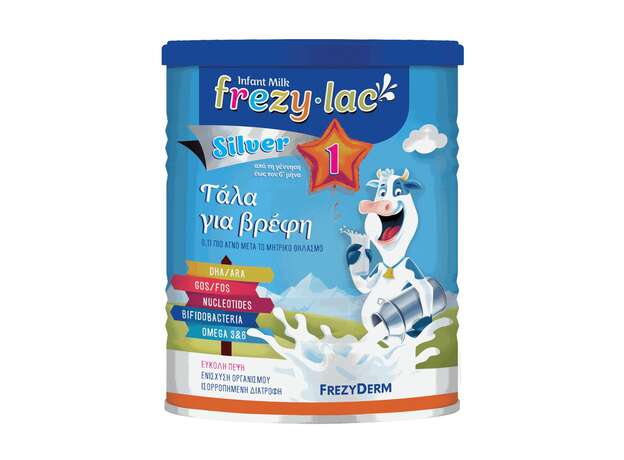 Frezylac Silver No1 Αγελαδινό Γάλα για Βρέφη από την Γέννηση έως τον 6ο Μήνα 400g