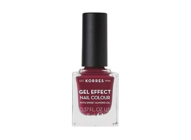 Korres Βερνίκι Νυχιών Gel Effect Nail Colour 74 Berry Addict 11ml