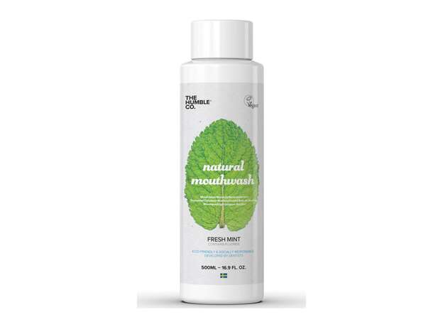 The Humble Co. Natural Mouthwash Fresh Mint 500ml
