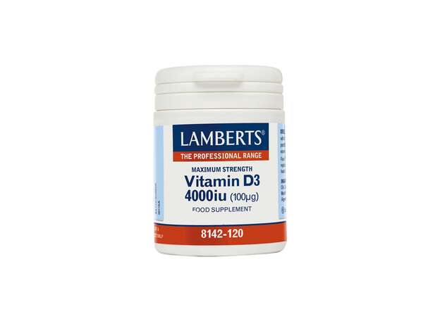 Lamberts Vitamin D3 4000iu 30 Κάψουλες