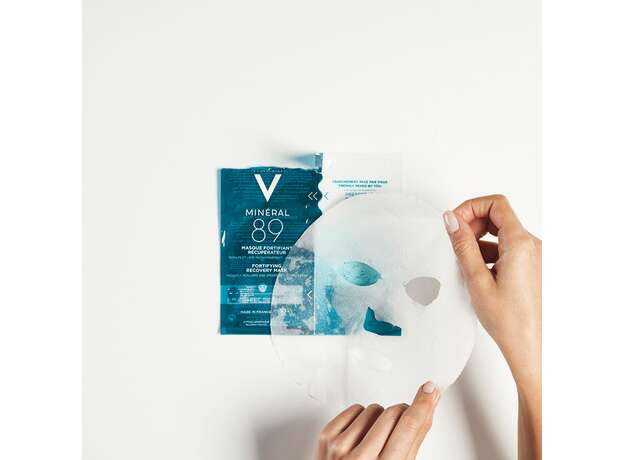 Vichy Mineral 89 Fortifying Instant Recovery Mask, Μάσκα Ενδυνάμωσης & Επανόρθωσης Με Ιαματικό Μεταλλικό Νερό & Υαλουρονικό Οξύ, 29g