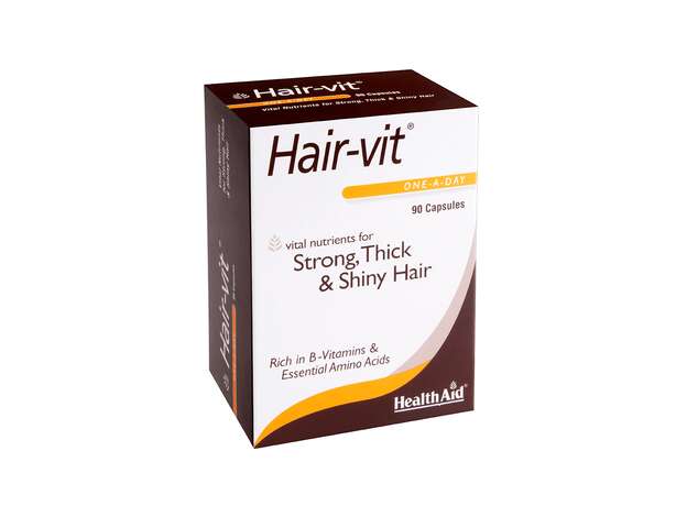 Health Aid Hair-Vit Strong Thick & Shiny Hair Economic Pack 90 Κάψουλες