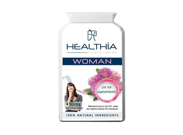 Healthia Woman 450mg Συμπλήρωμα για τη Γυναικεία Υγεία 60caps