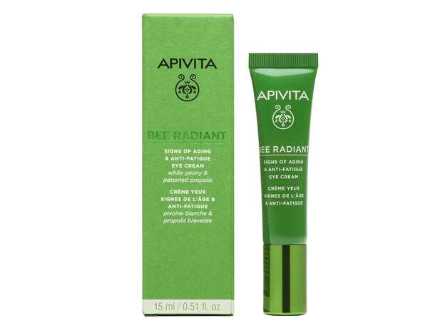 Apivita Bee Radiant, Κρέμα Ματιών με Λευκή Παιώνια  15ml
