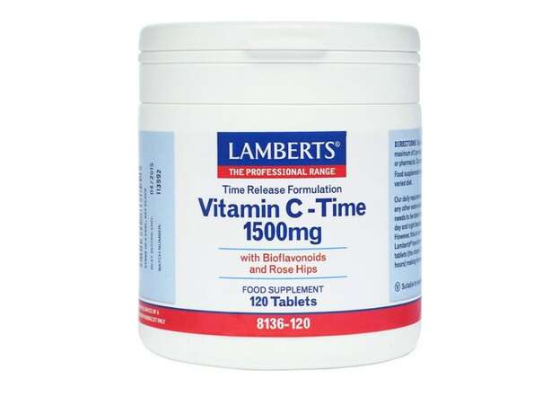 Lamberts Vitamin C Time Release 1500mg 120 Ταμπλέτες