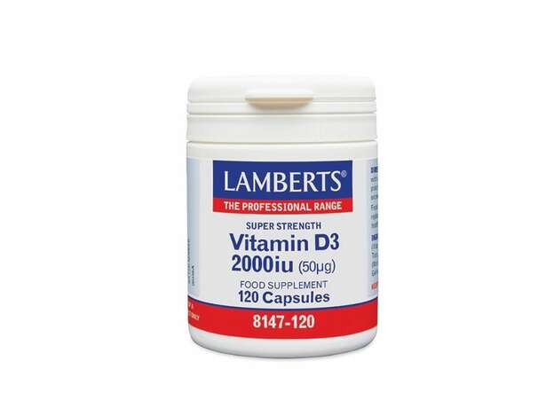 Lamberts Vitamin D3 2000iu 50μg 120 καψουλες