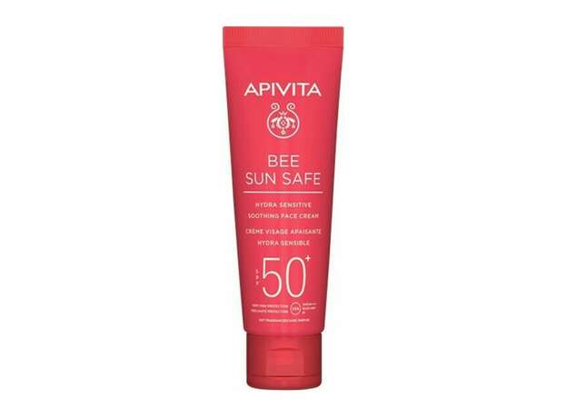 Apivita Bee Sun Safe Hydra Sensitive Soothing Face Cream SPF50 50ml