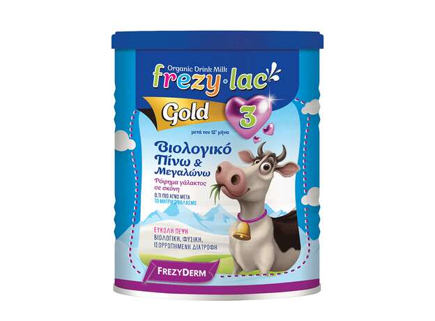 Frezylac Gold 3 Βιολογικό Αγελαδινό Γάλα από το 12ο Μήνα 900g