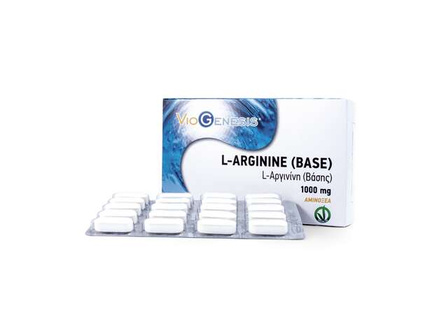 Viogenesis L-Arginine (Base) 1000mg 60caps