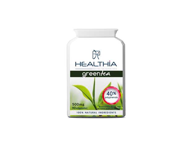 Healthia Green Tea 500mg 90 Κάψουλες