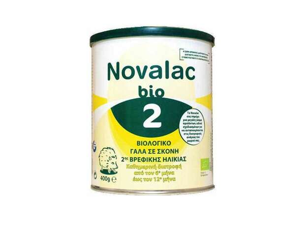 Novalac Bio 2 Βιολογικό Γάλα σε Σκόνη 2ης Βρεφικής Ηλικίας 400g