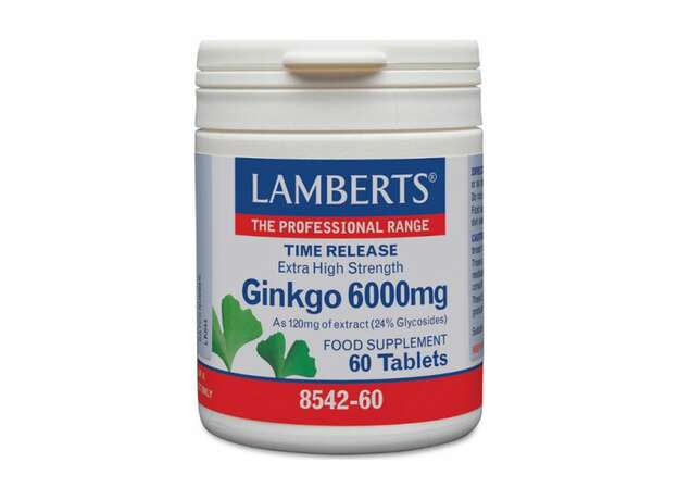 Lamberts Ginkgo Biloba extract 6000mg 60 tabs