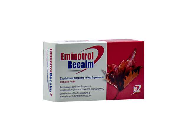 Becalm Eminotrol Ανακούφιση στα συμπτώματα της εμμηνόπαυσης 30tabs