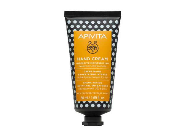 Apivita Hand Cream Κρέμα Χεριών Εντατικής Ενυδάτωσης με Υαλουρονικό Οξύ και Μέλι 50ml