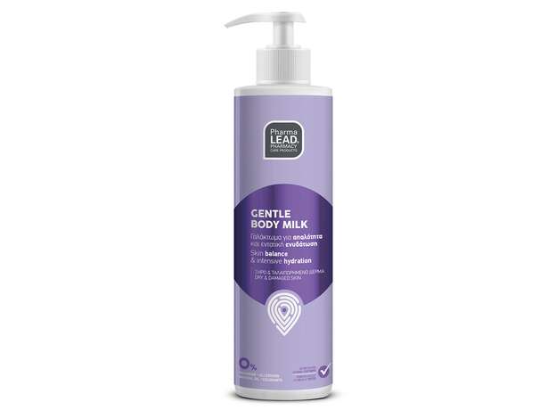 PharmaLead Gentle Body Milk Ενυδατικό Γαλάκτωμα Σώματος για Ξηρή & Ταλαιπωρημένη Επιδερμίδα, 250ml