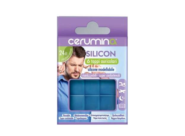 Cerumina Silicon Αδιάβροχες Ωτοασπίδες 6τμχ