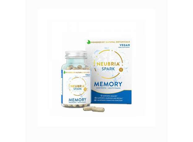 Neubria Spark Memory Συμπλήρωμα Διατροφής για Μνήμη & Πνευματική Απόδοση, 60caps