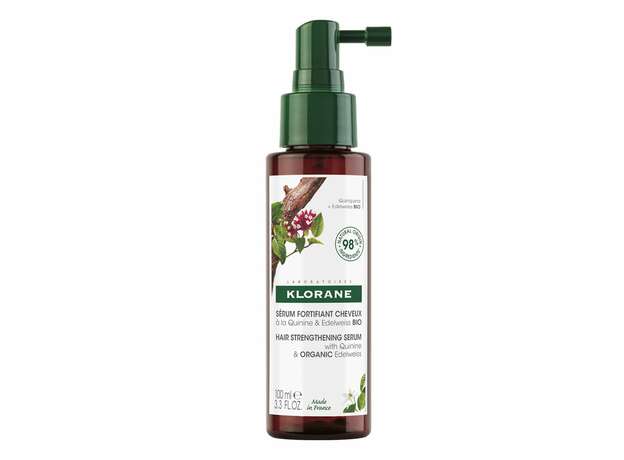 Klorane Serum Μαλλιών Δυναμωτικός Ορός με Κινίνη & Βιολογικό Εντελβάις Κατά της Τριχόπτωσης, 100ml