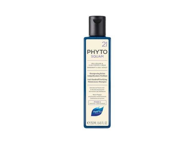 Phyto Phytosquam Phase 2 Shampoo Σαμπουάν κατά της Πιτυρίδας & για μαλλιά με τάση λιπαρότητας, 250ml