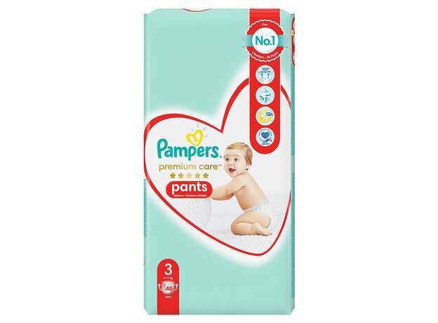 Pampers Premium Care Pants Μέγεθος 3 6-11kg 48 Πάνες-Βρακάκι