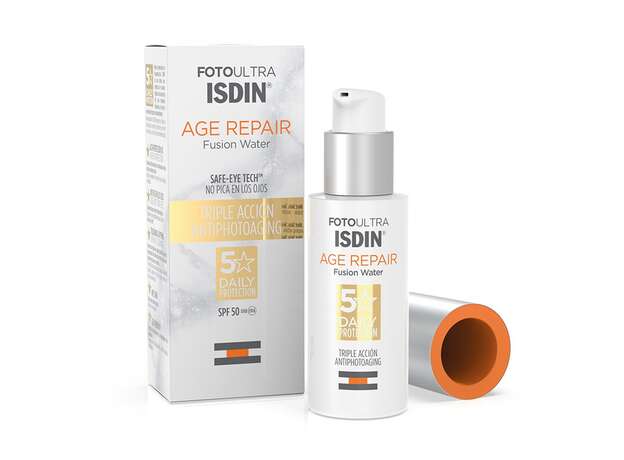 ISDIN Age Repair Fusion Water Αντηλιακό Προσώπου SPF50, 50ml