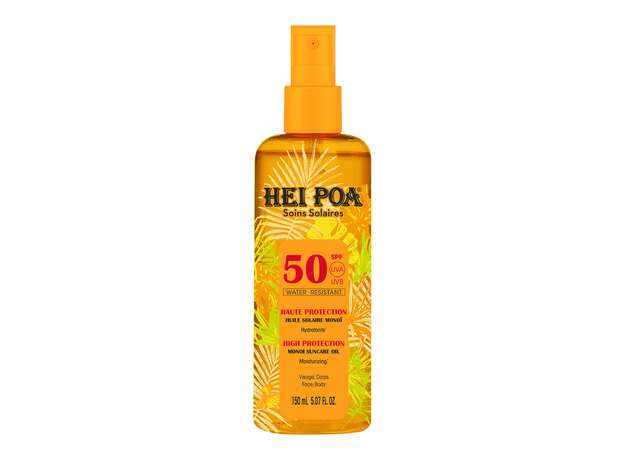 Hei Poa Monoi Suncare Oil Tiare Spray SPF50 Αντηλιακό Λάδι για το Σώμα, 150ml