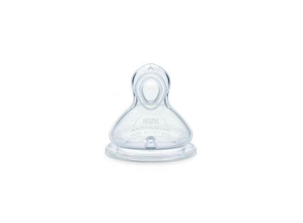 Nuk Silicone Nipple First Choice Flow Control 6-18 Months 1 piece