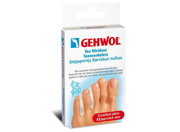 Gehwol Toe Dividers Large Διαχωριστής δακτύλων ποδιού Μεγάλο μέγεθος,3τεμ
