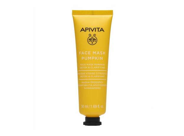 Apivita Face Mask Pumpkin, Μάσκα Προσώπου με Κολοκύθα για Αποτοξίνωση, 50ml