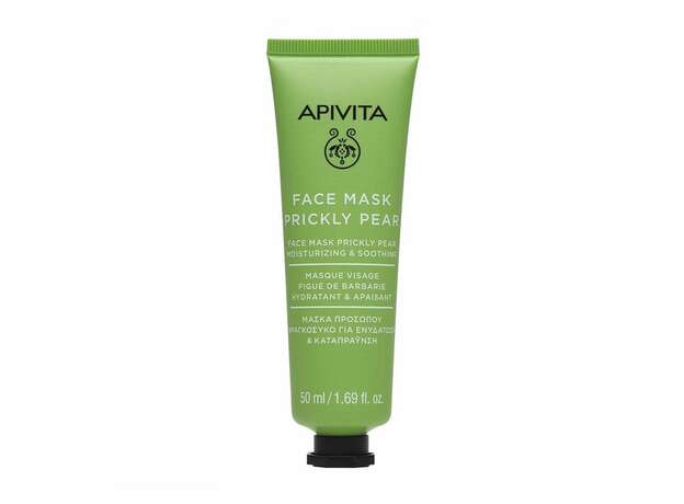 APIVITA Face Mask Prickly Pear, Μάσκα Ενυδάτωσης & Αναζωογόνησης Φραγκόσυκο - 50ml