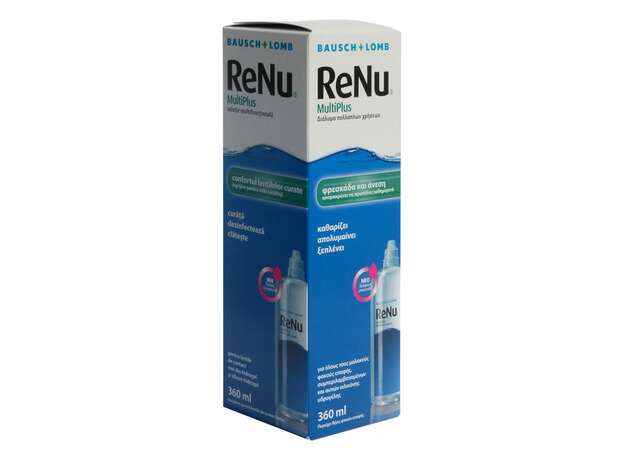 Bausch & Lomb Renu Multiplus Διάλυμα Για Φακούς Επαφής Πολλαπλών Χρήσεων 360ml