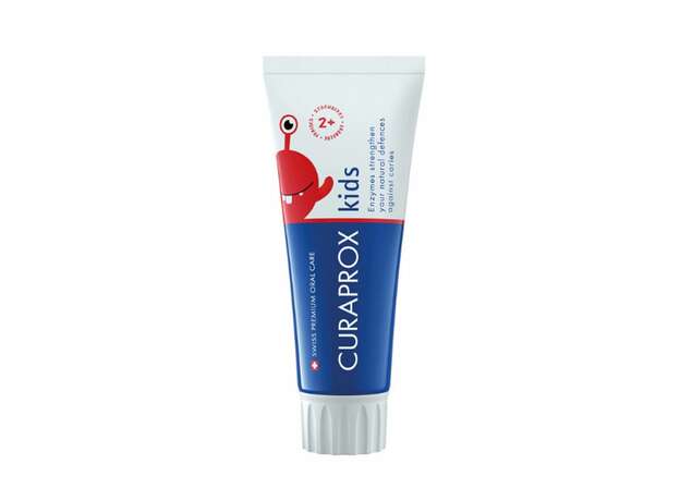 Curaprox Toothpaste For Kids, Παιδική Οδοντόκρεμα από 2 Ετών και Άνω με Γεύση Φράουλας με Φθόριο 60ml