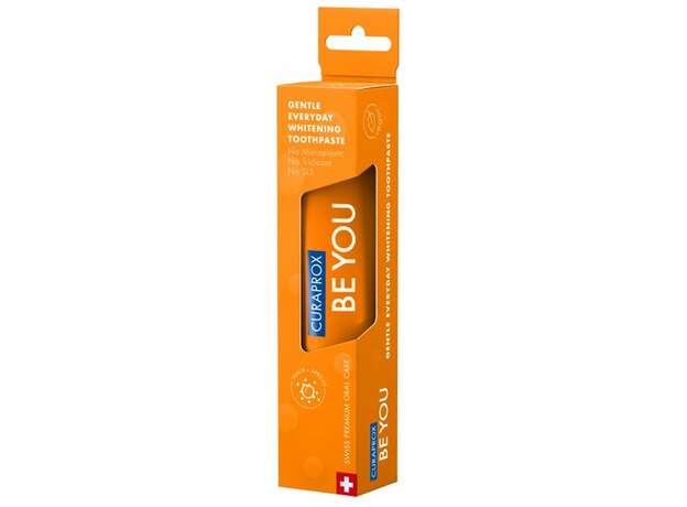 Curaprox Be You Gentle Everyday Whitening Toothpaste Peach & Apricot με Γεύση Ροδάκινο & Βερίκοκο 60ml