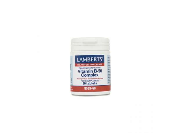 Lamberts Vitamin B-50 Complex 60 Ταμπλέτες