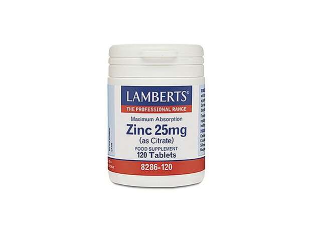 Lamberts Zinc 25mg (Citrate) 120tabs