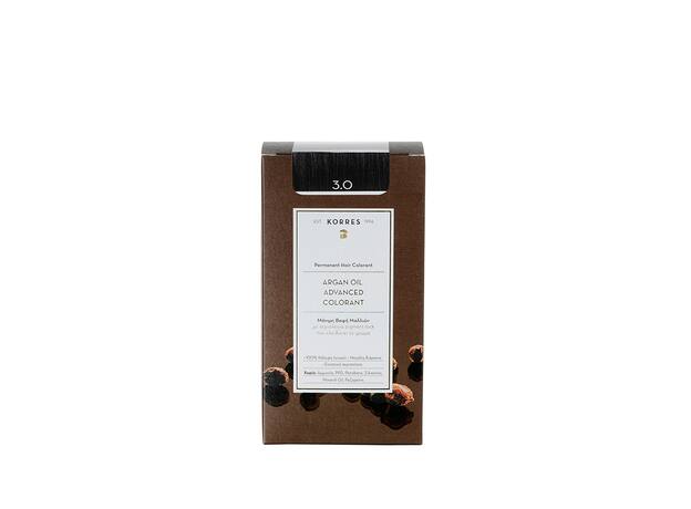 Korres 3.0 Καστανό Σκούρο Φυσικό Argan Oil Advanced Colorant 50ml